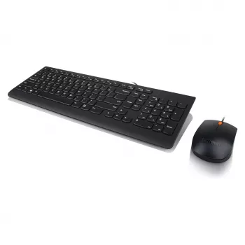 Lenovo 300 USB Πληκτρολόγιο - US English QWERTY - μαύρο