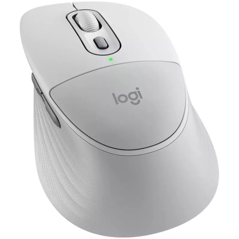 Logitech Signature Comfort Plus M850L Ασύρματο Ποντίκι - Off-White - Bluetooth