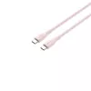 CANYON Καλώδιο USB-C σε USB-C 60W 1m Σιλικόνης Pink Sand