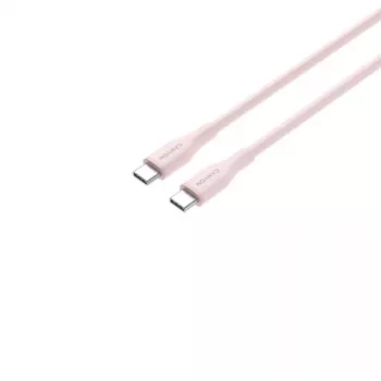 CANYON Καλώδιο USB-C σε USB-C 60W 1m Σιλικόνης Pink Sand