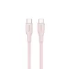 CANYON Καλώδιο USB-C σε USB-C 60W 1m Σιλικόνης Pink Sand