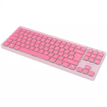 CANYON Πληκτρολόγιο OnType 10 Low Profile EN Ενσύρματο Ροζ