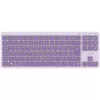 CANYON Πληκτρολόγιο OnType 10 Low Profile EN Ενσύρματο Μωβ