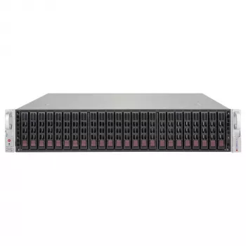 Supermicro SC216 BE1C-R609JBOD 2U 24x2,5 ίντσες Hot-Swap SAS3 JBOD Θήκη με 2x600W πλεονάζοντα τροφοδοτικά