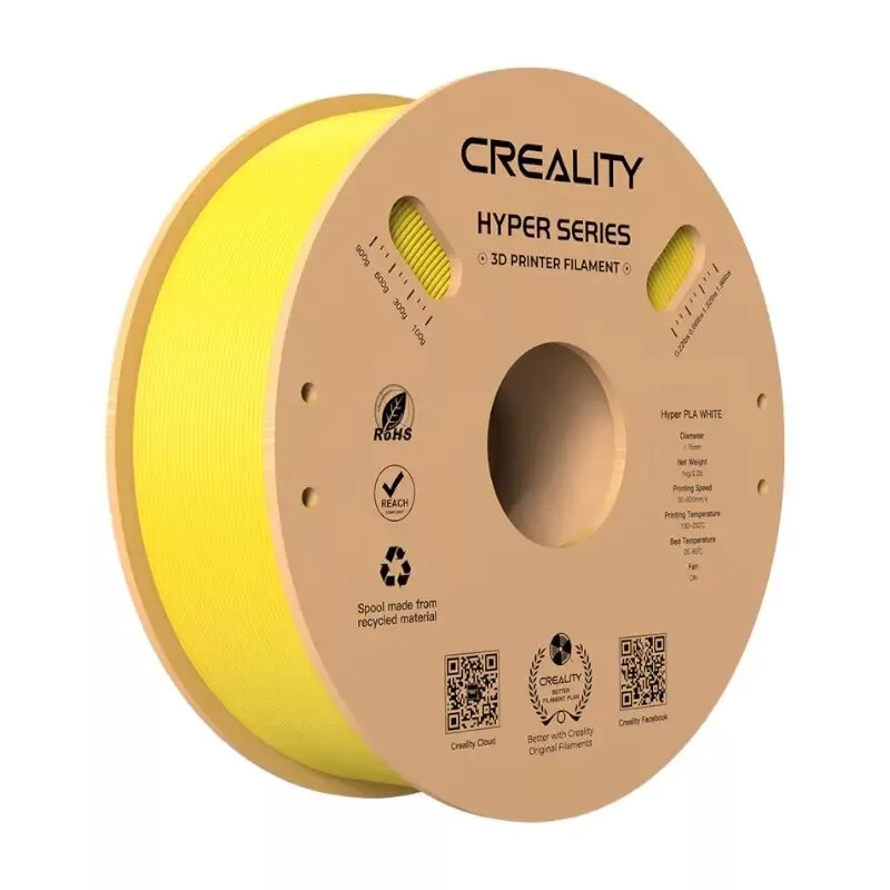Creality Hyper PLA Filament 1,75 mm 1 kg Κίτρινο
