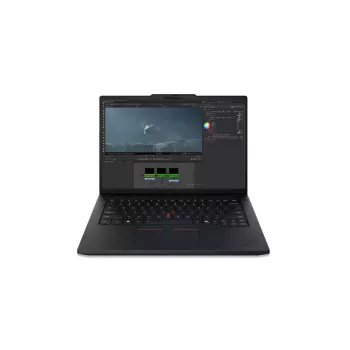 Lenovo ThinkPad P14s Gen 7 14,5 inch WUXGA Laptop, Intel Core Ultra 7 356H, 32GB RAM, 1TB SSD, NVIDIA RTX PRO 500 Blackwell 6GB, Windows 11 Pro, αγγλικό πληκτρολόγιο με οπίσθιο φωτισμό, αναγνώστης δακτυλικών αποτυπωμάτων, 3 χρόνια εγγύηση