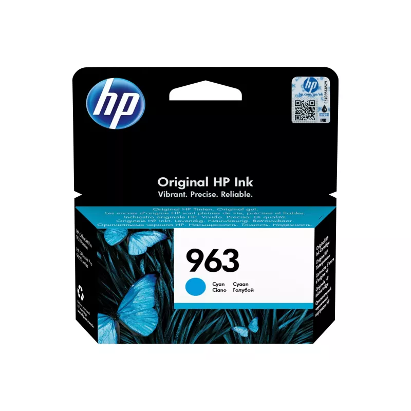 HP 963 Cyan Original Μελανοδοχείο