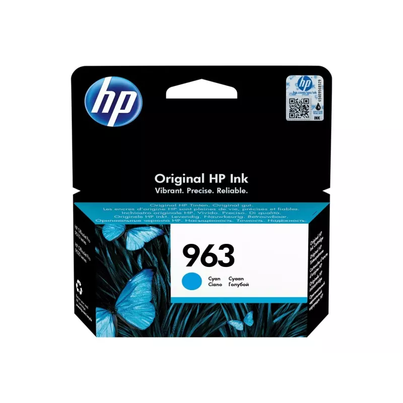 HP 963 Cyan Original Μελανοδοχείο
