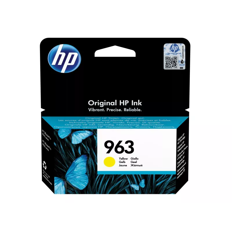 HP 963 Κίτρινο Original Μελανοδοχείο