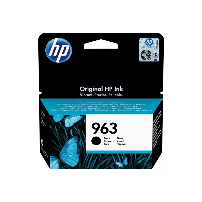 HP 963 Black Original Μελανοδοχείο