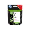HP 303 Μαύρο/Τρίχρωμο Original Μελανοδοχείο Συσκευασία 2 τεμ.