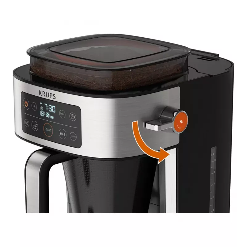 KRUPS KM760D Aroma Μηχανή Φίλτρου Καφέ Black 2-10 Φλιτζάνια