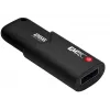 Emtec USB 3.2 Click Secure B120 256GB USB stick μαύρο