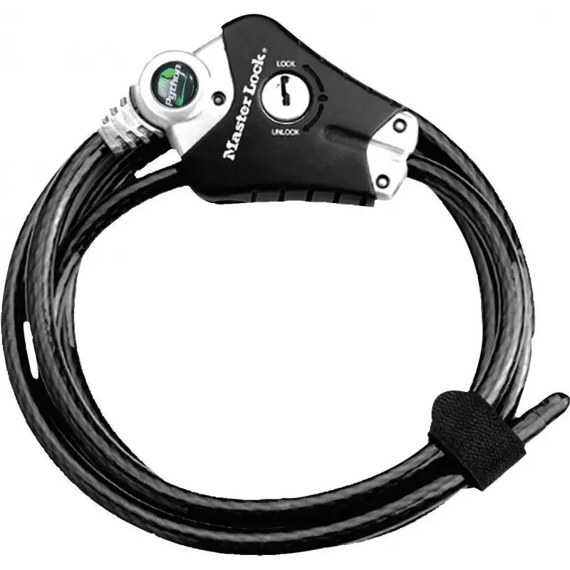 Master Lock Python ρυθμιζόμενο συρματόσχοινο ασφαλείας 10mm 8428EURDPRO