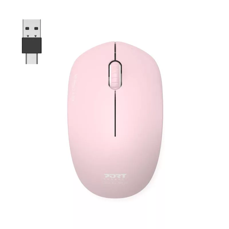 PORT CONNECT Mouse Collection II Wireless 2,4 GHz ροζ