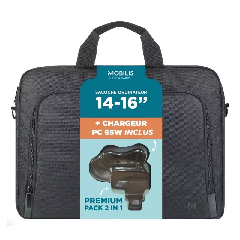 Mobilis TheOne Briefcase Toploading 14-16 + Φορτιστής laptop 65W