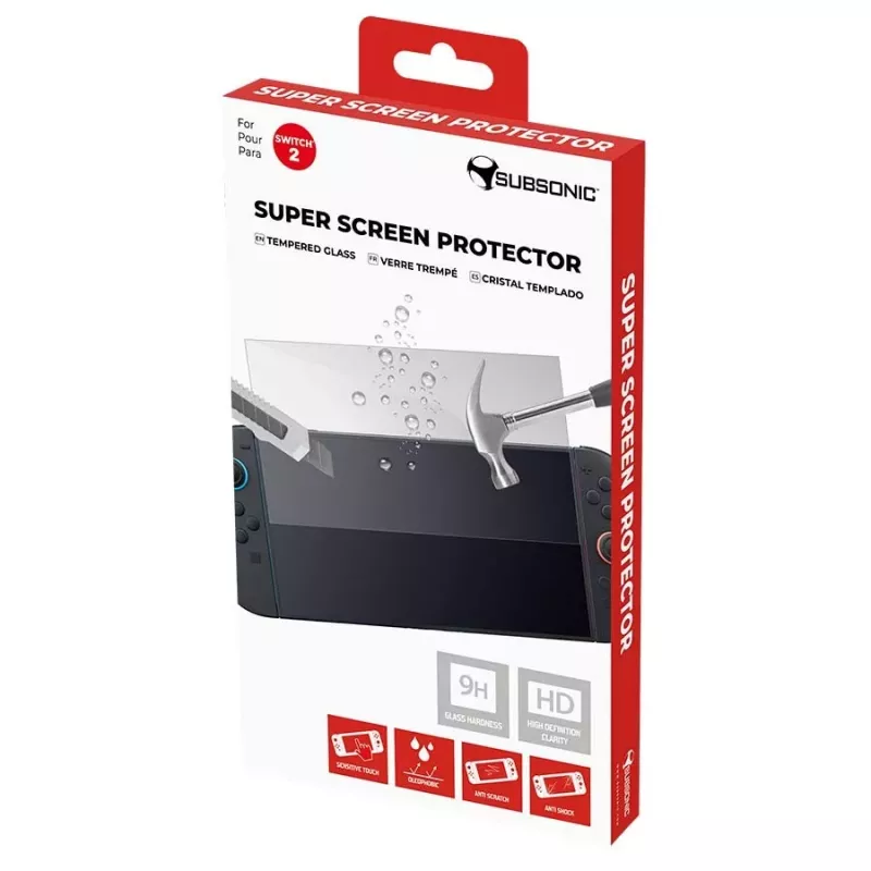 Subsonic Super Screen Protector Tempered Glass για Nintendo Switch 2