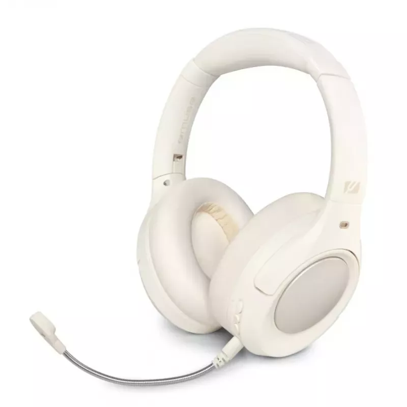 Muse M-295 ANCW Ασύρματα Over-Ear Ακουστικά με ενεργή ακύρωση θορύβου, Λευκό