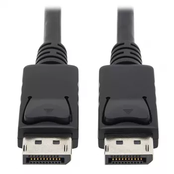 EATON Tripp Lite Series Καλώδιο DisplayPort με κλειδούμενα βύσματα, 4K 60 Hz (M/M), Μαύρο, 10 ft. (3,05 m)
