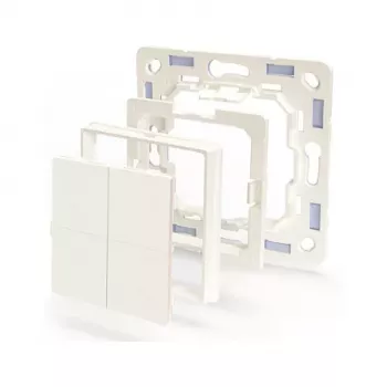 Shelly Plug & Play BLU Wall Switch 4 Adapter Legrand & Shelly λευκό