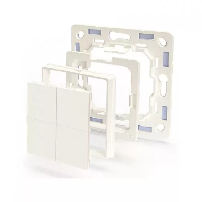 Shelly Plug & Play BLU Wall Switch 4 Adapter Legrand & Shelly λευκό