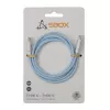 Καλώδιο SBOX TYPE-C-1-BL USB-C σε USB-C M/M, 1 m, πλεκτό, 480 Mbps, μπλε