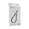 SBOX LANYARD BLACK Καλώδιο USB-C σε USB-C 1,5m μαύρο