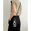 SBOX LANYARD BLACK Καλώδιο USB-C σε USB-C 1,5m μαύρο