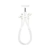 SBOX Lanyard Λευκό Καλώδιο USB-C σε USB-C 1,5 m Λευκό