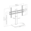 SBOX FS-306 Βάση δαπέδου LED TV (37-75 ίντσες)