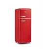 SEVERIN RKG 8930 Retro Red Ψυγείο-καταψύκτης, 208 L, Ενεργειακή κλάση E