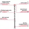 EINHELL-KWB Σετ τρυπανιών SDS-plus, Ø 6-14 mm (7 τεμ., 210 mm)