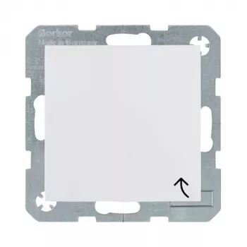 Berker 47528989 Πρίζα Schuko Τύπου F 1-θέσια IP44 Πολικό λευκό γυαλιστερό S.1