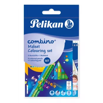Pelikan 812726 Μαρκαδόροι, πολύχρωμοι, συσκευασία 12 τεμ.