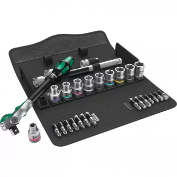 WERA Zyklop Speed Σετ καστάνιας 1/2 inch + καρυδάκια, 28 τεμ.