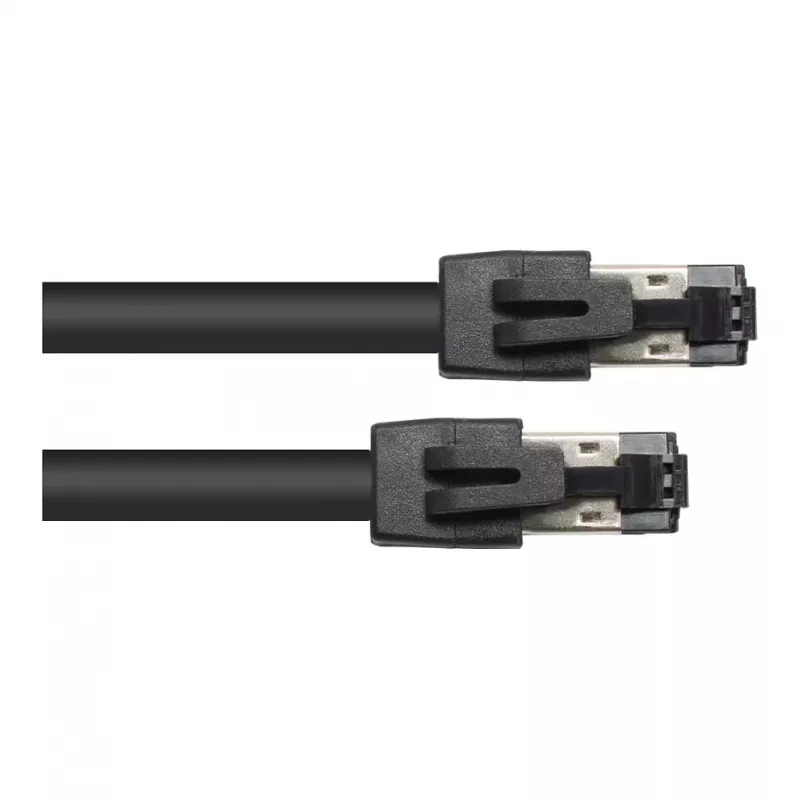 GoodConnections RNS® Cat.8.1 S/FTP καλώδιο patch, 0,5m, μαύρο, LSZH, 40 Gbit/s, 2000 MHz