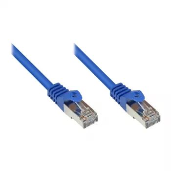 GoodConnections Alcasa καλώδιο patch RJ45-RJ45 Cat5e 0,15m χρυσό