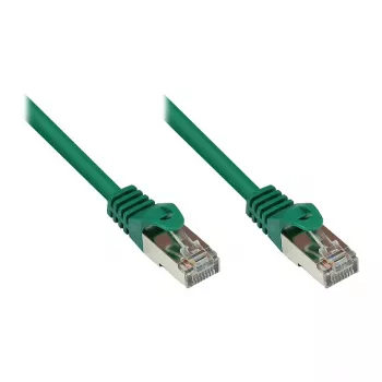 GoodConnections Alcasa καλώδιο patch RJ45-RJ45 Cat5e UTP 0,15m επιχρυσωμένα βύσματα αρσενικό-αρσενικό