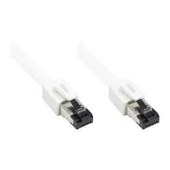 GoodConnections RNS® Καλώδιο Patch Cat.8.1 S/FTP, PiMF, LSZH, 2000MHz, 40Gbit/s, Λευκό, 0,5m