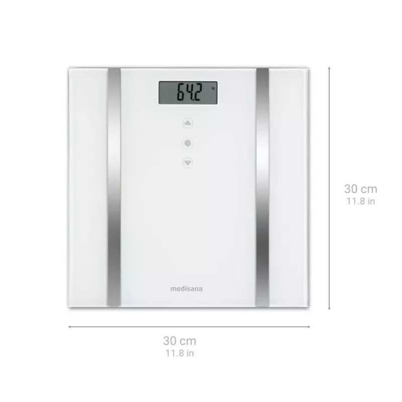 Medisana BS 483 ζυγαριά ανάλυσης σώματος, έως 180 kg, 10 χρήστες, γυαλί ασφαλείας 6 mm