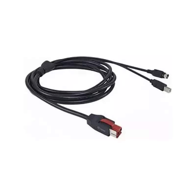 Equip καλώδιο PoweredUSB 24V σε βύσμα Mini-DIN 3-Pin 3,00m μαύρο
