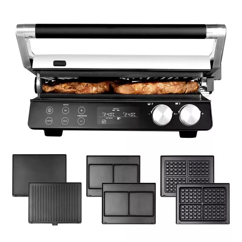 Gastroback 42423 Gourmet BBQ Advanced Smart ηλεκτρική ψησταριά επαφής 2000W