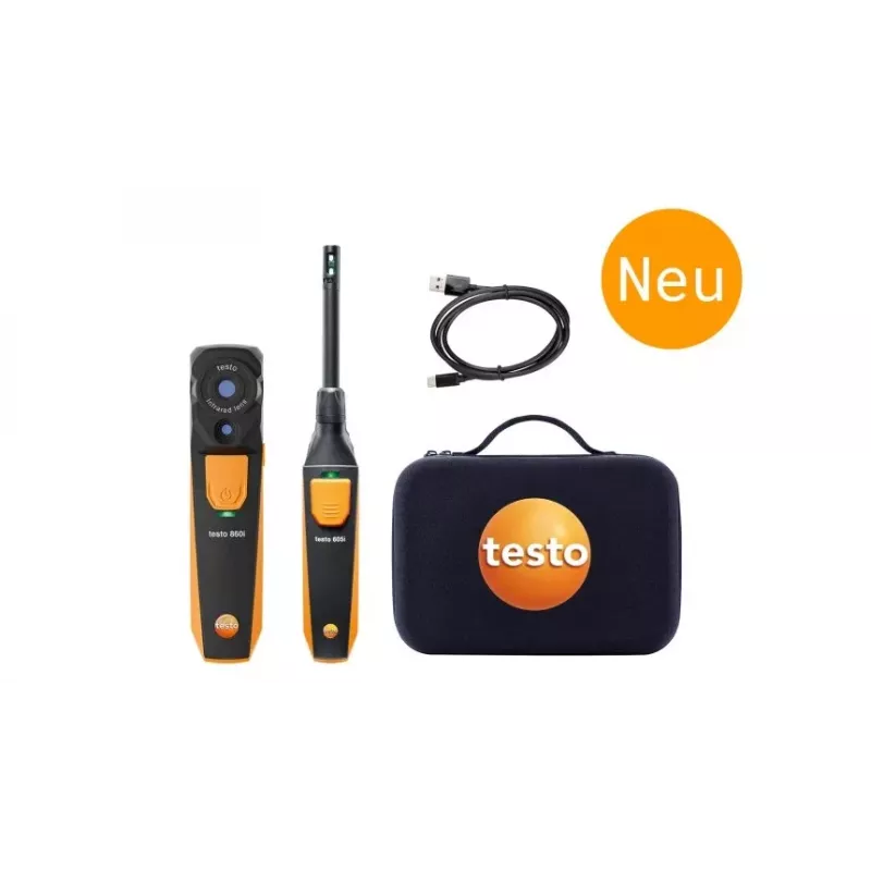 Testo 860i Mold Set Θερμική κάμερα Υγρόμετρο Bluetooth 256x192 pixel