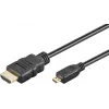 Goobay Καλώδιο Ultra High-Speed HDMI Micro-HDMI 8K 60 Hz 2 m Μαύρο