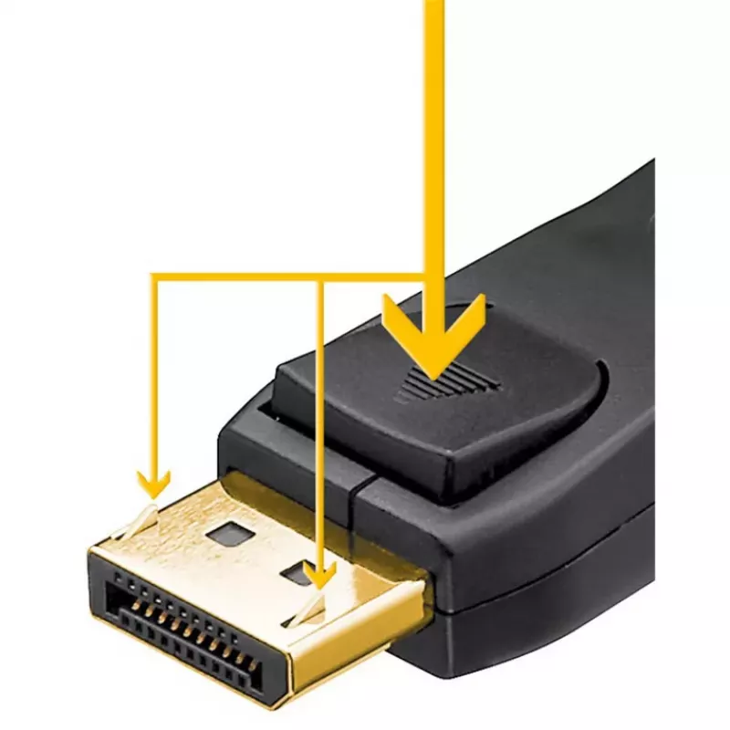 Goobay Καλώδιο Essential DisplayPort 2.1 8K 144Hz 1 m