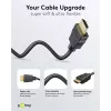 Goobay 80102 Καλώδιο HDMI High-Speed με Ethernet, Soft, 1,5 m, Μαύρο