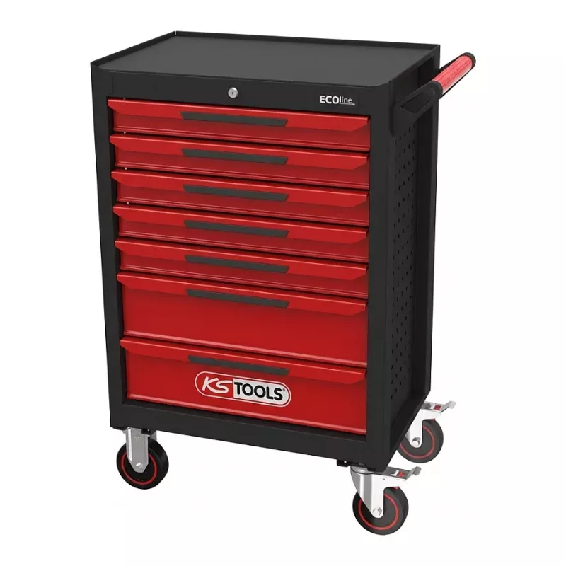 KS Tools ECOline Τροχήλατο εργαλειοθήκης 7 συρτάρια