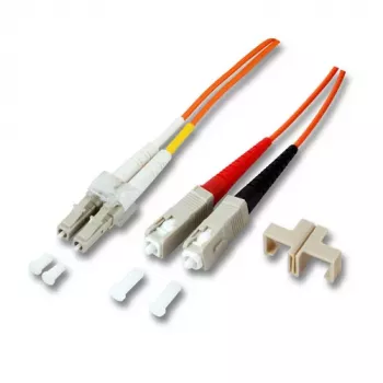 EFB-Elektronik ECOFIBER Duplex Jumper LC-SC 50/125 µm OM2 LSZH Πορτοκαλί 2,0 mm 3 m