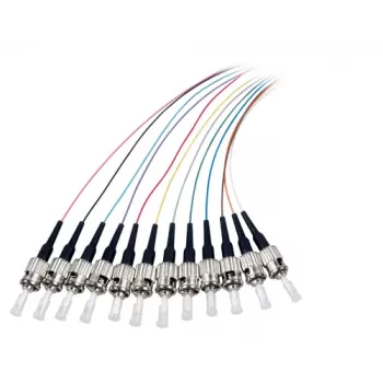 EFB Elektronik Fibre Pigtail ST-II 9/125 OS2 Σετ 12 χρωμάτων 2m