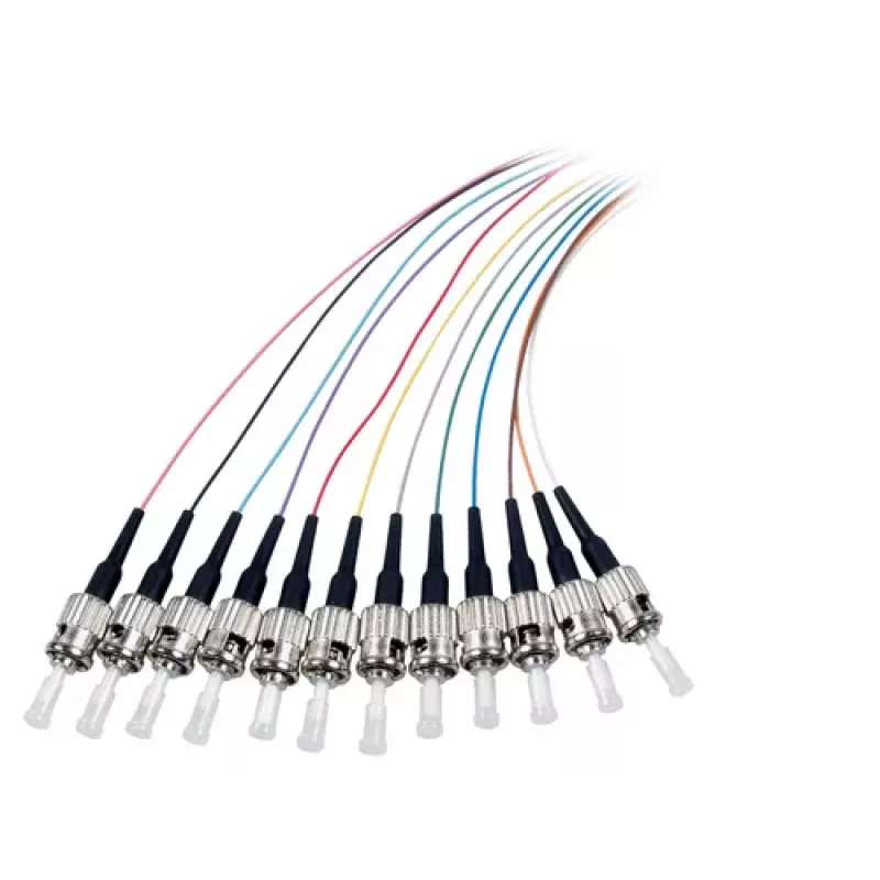 EFB Elektronik Fibre Pigtail ST-II 9/125 OS2 Σετ 12 χρωμάτων 2m